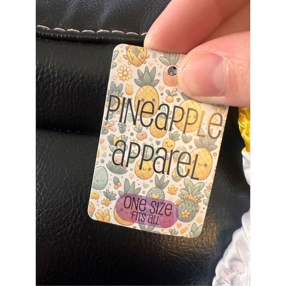 NWT 90’s Y2K Scrunch Shirt White Colorful Flowers One Size - Picture 6 of 6